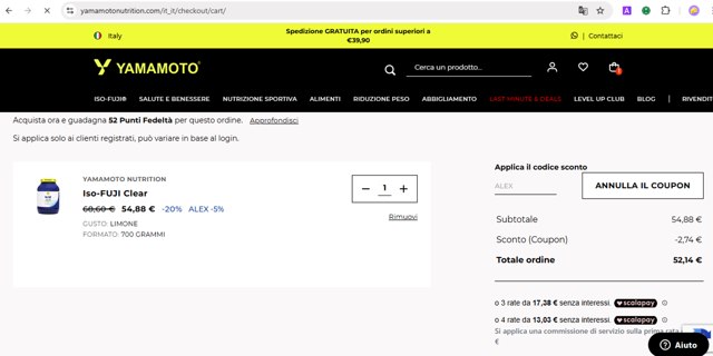 Yamamoto Nutrition checkout page showing Yamamoto Nutrition promo code box | Screenshot taken by SimplyCodes community member on Jun 9, 2025