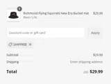 Hartford Yard Goats coupon verification screenshot