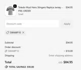 Hartford Yard Goats coupon verification screenshot