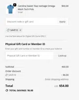 Hartford Yard Goats coupon verification screenshot