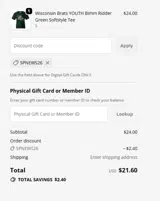 Hartford Yard Goats coupon verification screenshot