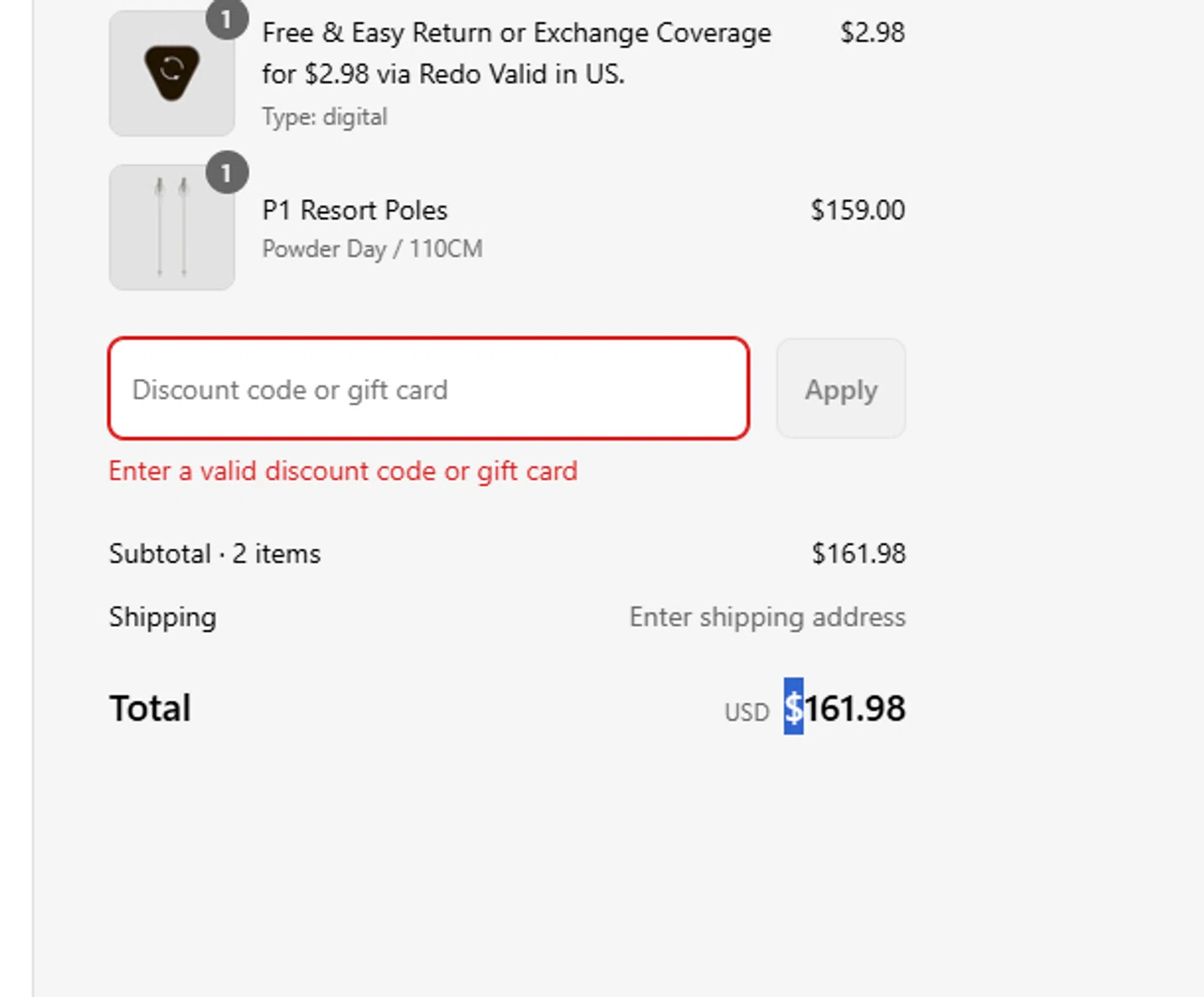Yardsale coupon code screenshot showing code SPRINGSKIFREAKS applied at Yardsale checkout page. Uploaded by SimplyCodes community member MrWolf on Sep 4, 2025