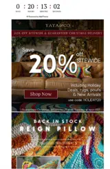holiday20 coupon verification screenshot