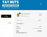 WELCOME coupon verification screenshot