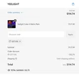 GET10% coupon verification screenshot