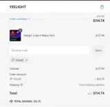 10SAVE coupon verification screenshot