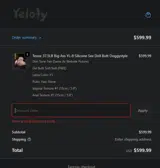 yeloly coupon verification screenshot