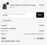 MYLIFE coupon verification screenshot
