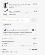 ALANIS coupon verification screenshot