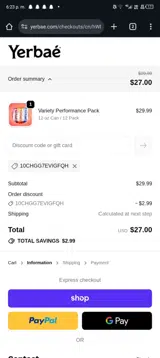 10CHGG7EVIGFQH coupon verification screenshot