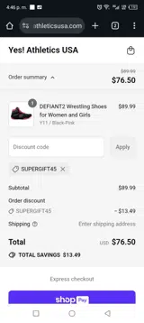 supergift45 coupon verification screenshot