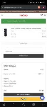 savenow20 coupon verification screenshot
