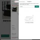 SHEILA coupon verification screenshot