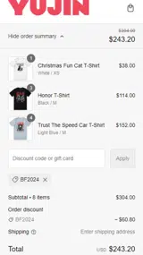 BF2024 coupon verification screenshot