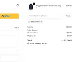 WELCOME15 coupon verification screenshot