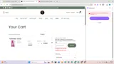 WELCOME10 coupon verification screenshot