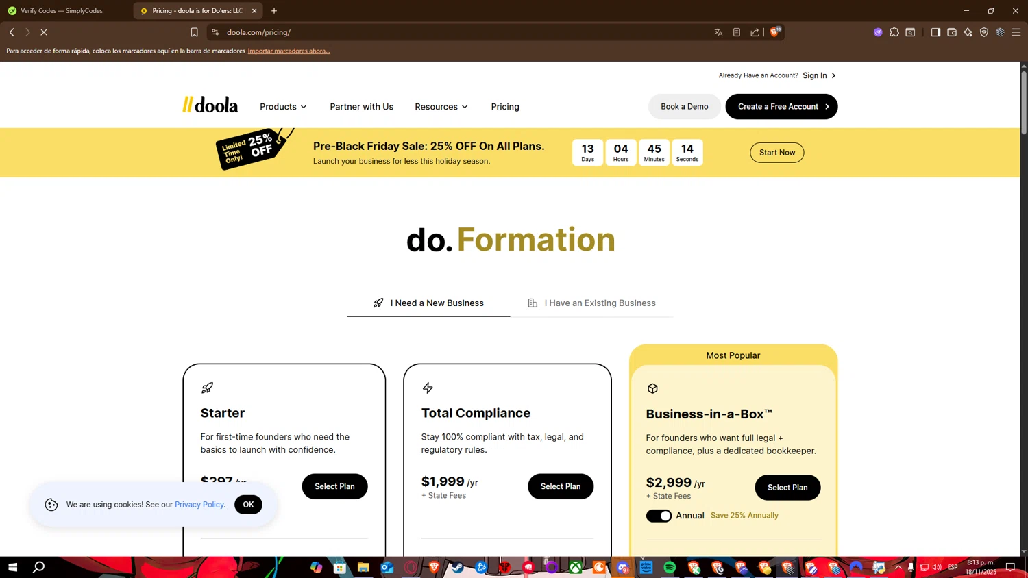Yogasleep discount code screenshot showing code WELCOME15 applied at Yogasleep checkout page. Uploaded by SimplyCodes community member RickCodery on Nov 20, 2025