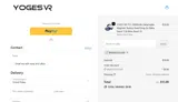 Yoges VR coupon verification screenshot
