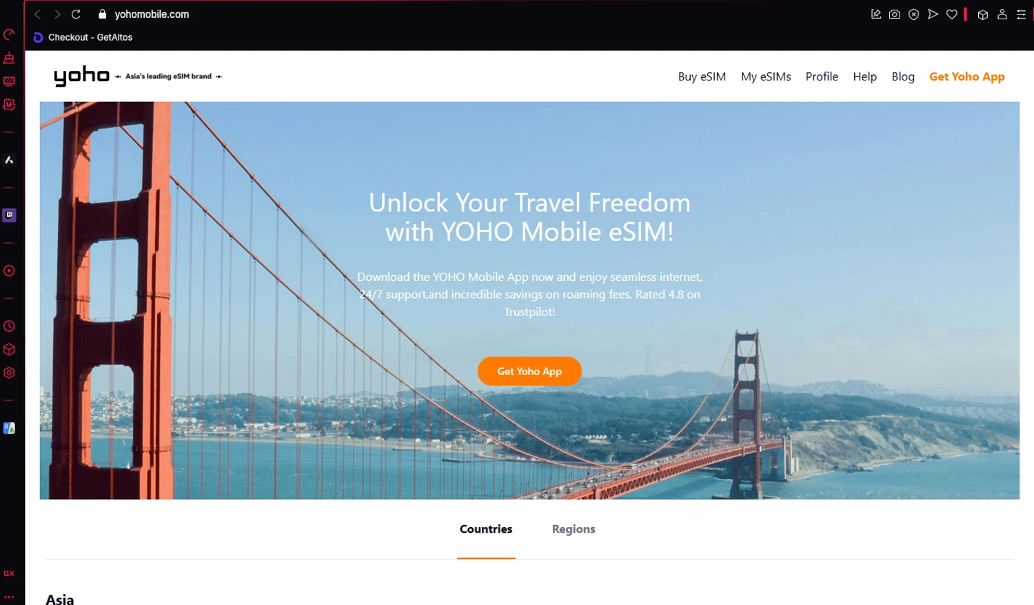 Yoho Mobile promo code screenshot showing code LIFESTYLE applied at Yoho Mobile checkout page. Uploaded by SimplyCodes community member BitPay on Mar 24, 2025