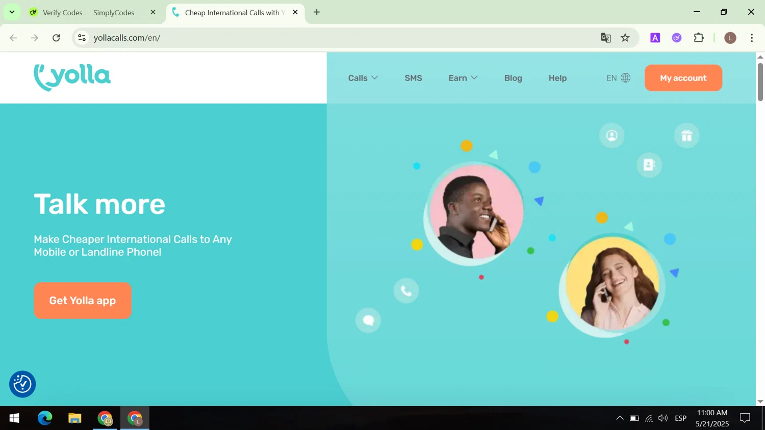Yolla promo code screenshot showing code ymom15 applied at Yolla checkout page. Uploaded by SimplyCodes community member CodeCaptain8882 on May 21, 2025