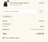 OFF10 coupon verification screenshot