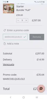 MARICOELQUELOLE coupon verification screenshot