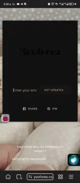5ffyoofor coupon verification screenshot
