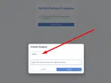 YoPrint coupon verification screenshot