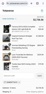 Yotaverse coupon verification screenshot