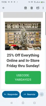 Yabidays25 coupon verification screenshot