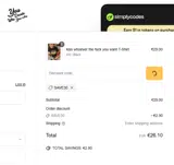 SAVE30 coupon verification screenshot