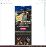 Youfit coupon verification screenshot