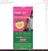 Youfit coupon verification screenshot