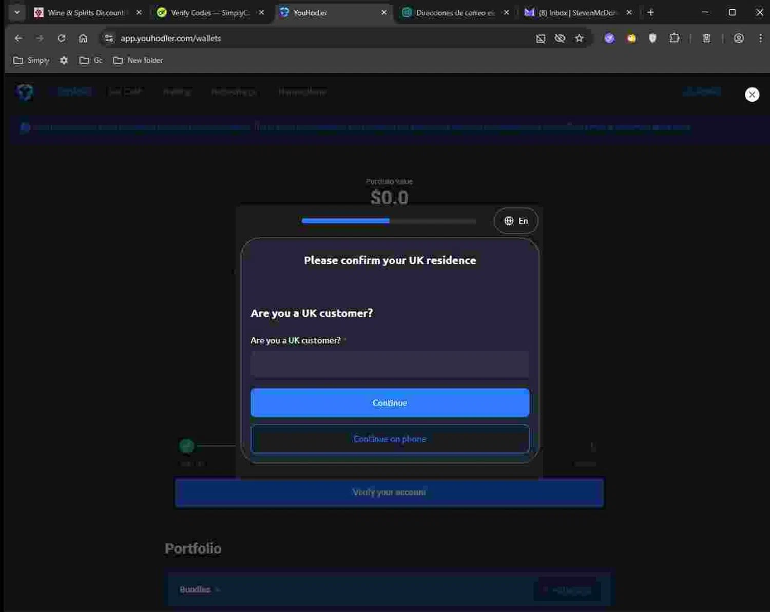 Youhodler promo code screenshot showing code WTMI8R8X applied at Youhodler checkout page. Uploaded by SimplyCodes community member Deadpool on Nov 29, 2025