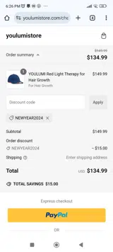 NEWYEAR2024 coupon verification screenshot