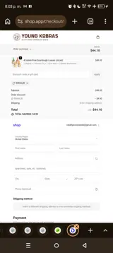 DRHALIE coupon verification screenshot