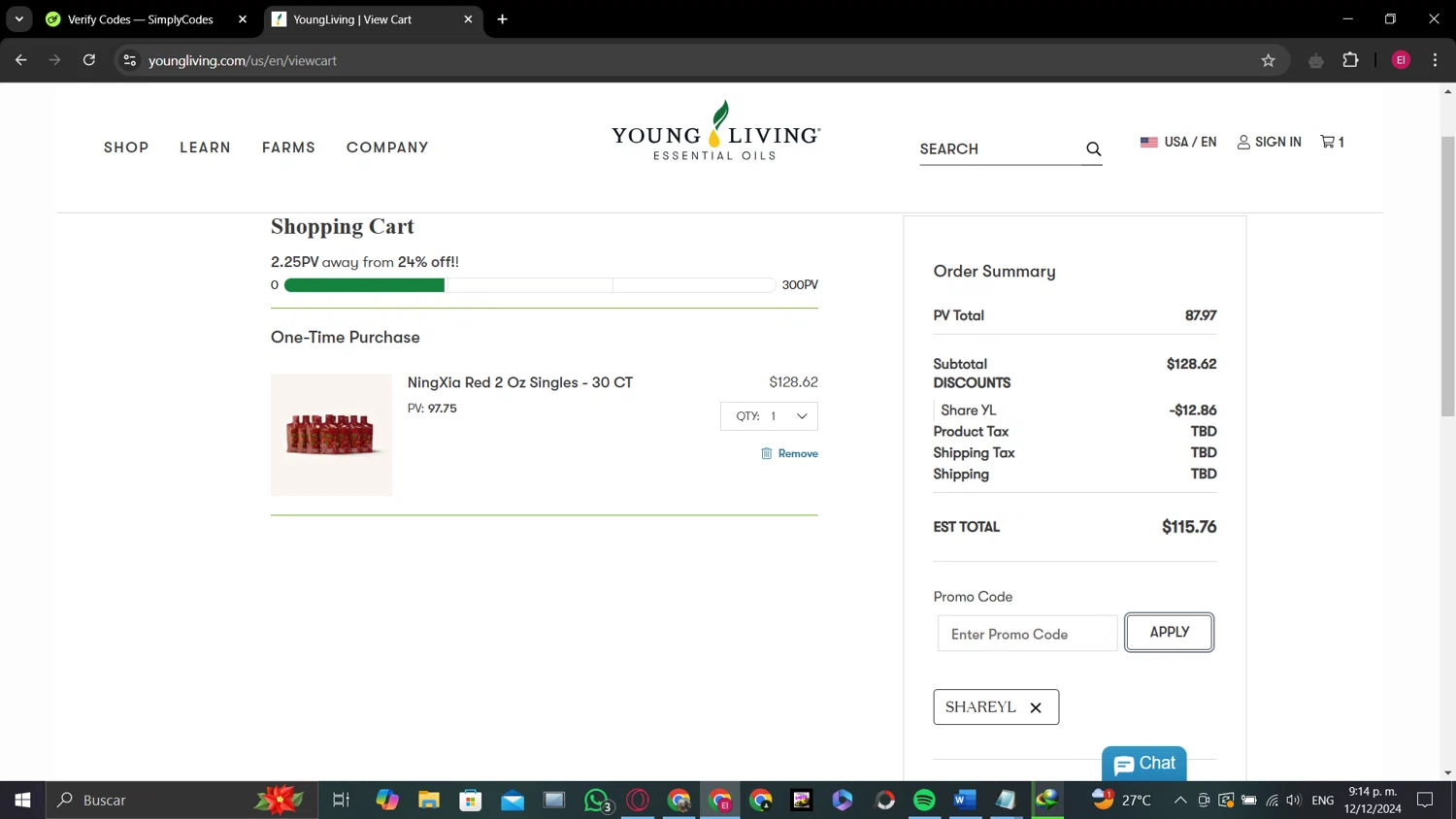 how to use Young Living coupons