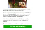 BDAY35 coupon verification screenshot