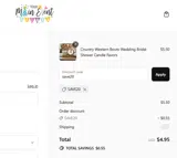 save20 coupon verification screenshot