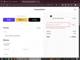 SHOP coupon verification screenshot
