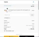 RYAN10 coupon verification screenshot
