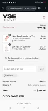 KNOJI10 coupon verification screenshot