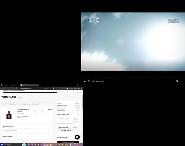 YSL Beauty checkout page showing YSL Beauty promo code box | Screenshot taken by SimplyCodes community member on Nov 19, 2024