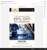 BAR20 coupon verification screenshot