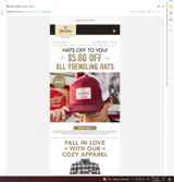 5HATS coupon verification screenshot