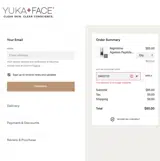 SWEET20 coupon verification screenshot