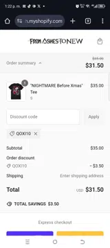 Fab25 coupon verification screenshot
