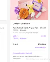 MILK coupon verification screenshot