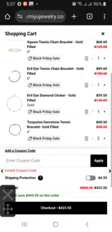 20sffyumiyu coupon verification screenshot