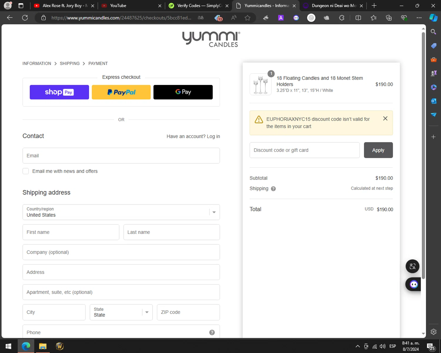 Yummi Candles Promo Codes 15 Off Discount Codes in August 2024 SimplyCodes